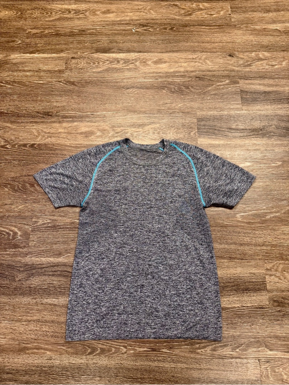 Lululemon Swiftly Tech Short Sleeve Running Shirt Gray Teal Women's M